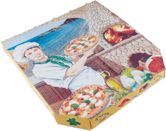 Pizza krabica 400x400x40, 100 kusov