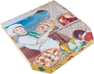 Pizza krabica 400x400x40, 100 kusov
